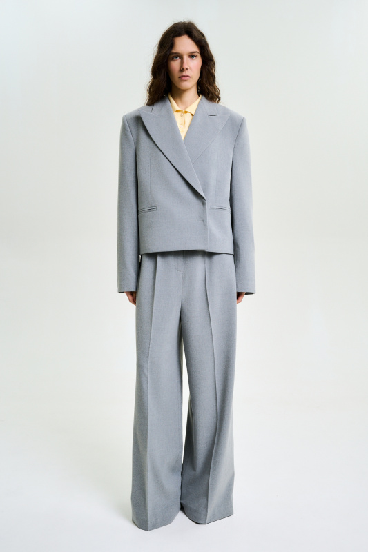 Пиджак короткий GREY